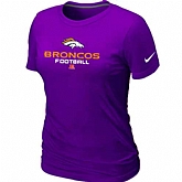 Denver Broncos Purple Women's Critical Victory T-Shirt,baseball caps,new era cap wholesale,wholesale hats