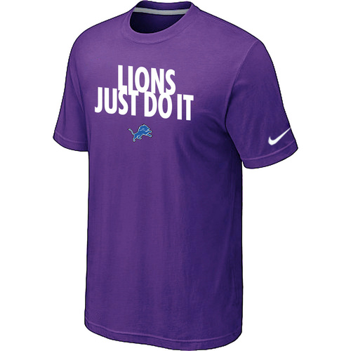 Detroit Lions Just Do It Purple T-Shirt,We sell and wholesale Detroit Lions Just Do It Purple T-Shirt on line form chian!