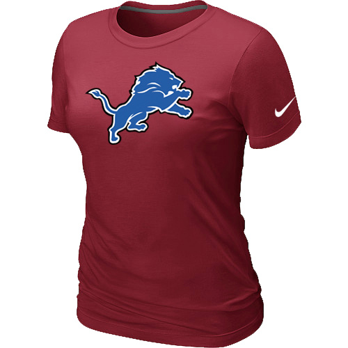 Detroit Lions Red Women's Logo T-Shirt,We sell and wholesale Detroit Lions Red Women's Logo T-Shirt on line form chian!