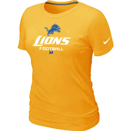 Detroit Lions Yellow Women's Critical Victory T-Shirt,We sell and wholesale Detroit Lions Yellow Women's Critical Victory T-Shirt on line form chian!