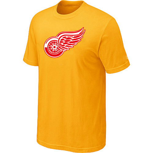 Detroit Red Wings Big & Tall Logo Yellow T-Shirt,We sell and wholesale Detroit Red Wings Big & Tall Logo Yellow T-Shirt on line form chian!