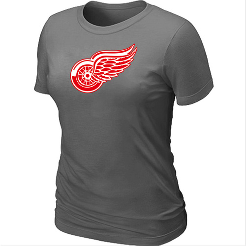 Detroit Red Wings Big & Tall Women's Logo D.Grey T-Shirt,We sell and wholesale Detroit Red Wings Big & Tall Women's Logo D.Grey T-Shirt on line form chian!