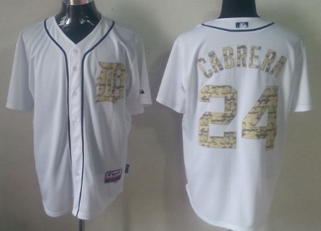 Detroit Tigers #24 Miguel Cabrera White 2013 USMC Home Cool Base Jerseys,We sell and wholesale Detroit Tigers #24 Miguel Cabrera White 2013 USMC Home Cool Base Jerseys on line form chian!