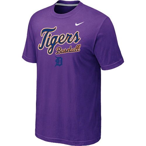 Detroit Tigers 2014 Home Practice T-Shirt - Purple,We sell and wholesale Detroit Tigers 2014 Home Practice T-Shirt - Purple on line form chian!