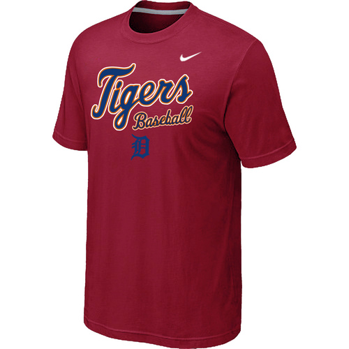 Detroit Tigers 2014 Home Practice T-Shirt - Red,We sell and wholesale Detroit Tigers 2014 Home Practice T-Shirt - Red on line form chian!