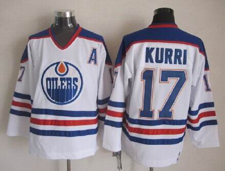 Edmonton Oilers #17 Kurri CCM Throwback White Jerseys,We sell and wholesale Edmonton Oilers #17 Kurri CCM Throwback White Jerseys on line form chian!