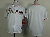 Florida Marlins Blank White Jerseys,baseball caps,new era cap wholesale,wholesale hats