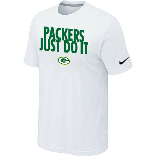 Green Bay Packers Just Do It White T-Shirt,We sell and wholesale Green Bay Packers Just Do It White T-Shirt on line form chian!