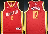 Houston Rockets #12 Dwight Howard Revolution 30 Swingman Red With Gold Jerseys,baseball caps,new era cap wholesale,wholesale hats