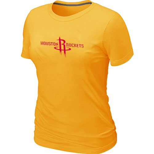 Houston Rockets Big & Tall Primary Logo Yellow Women's T-Shirt,We sell and wholesale Houston Rockets Big & Tall Primary Logo Yellow Women's T-Shirt on line form chian!