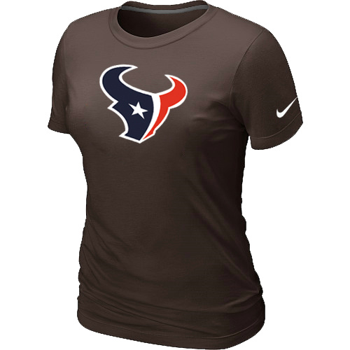 Houston Texans Brown Women's Logo T-Shirt,We sell and wholesale Houston Texans Brown Women's Logo T-Shirt on line form chian!