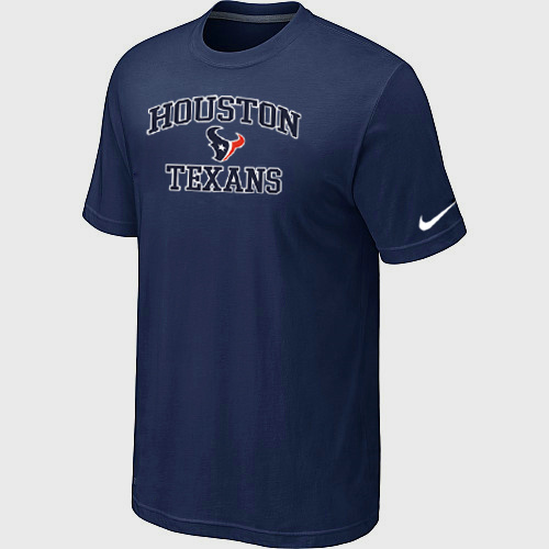 Houston Texans Heart & Soul D.Blue T-Shirt,We sell and wholesale Houston Texans Heart & Soul D.Blue T-Shirt on line form chian!