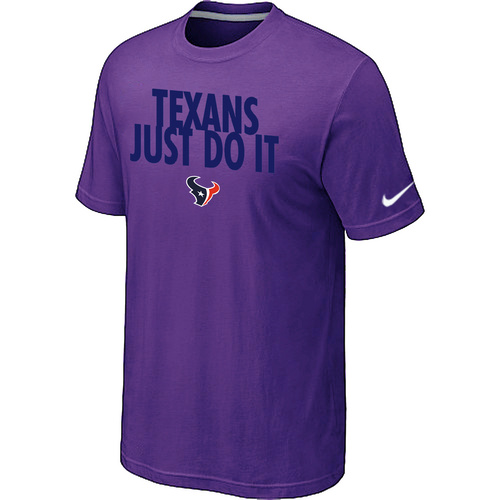 Houston Texans Just Do It Purple T-Shirt,We sell and wholesale Houston Texans Just Do It Purple T-Shirt on line form chian!