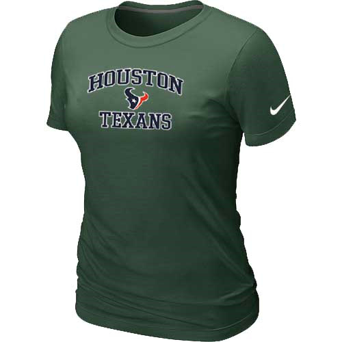 Houston Texans Women's Heart & Soul D.Green T-Shirt,We sell and wholesale Houston Texans Women's Heart & Soul D.Green T-Shirt on line form chian!