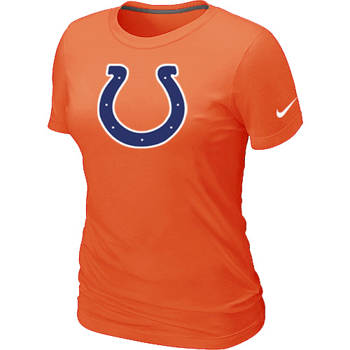 Indianapolis Colts Orange Women's Logo T-Shirt,We sell and wholesale Indianapolis Colts Orange Women's Logo T-Shirt on line form chian!