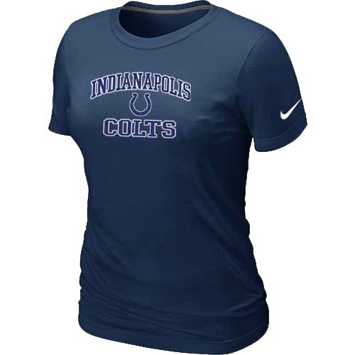 Indianapolis Colts Women's Heart & Soul D.Blue T-Shirt,We sell and wholesale Indianapolis Colts Women's Heart & Soul D.Blue T-Shirt on line form chian!