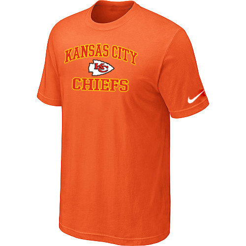 Kansas City Chiefs Heart & Soul Orange T-Shirt,We sell and wholesale Kansas City Chiefs Heart & Soul Orange T-Shirt on line form chian!