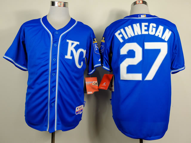 Kansas City Royals #27 Finnegan 2014 Blue Jerseys,We sell and wholesale Kansas City Royals #27 Finnegan 2014 Blue Jerseys on line form chian!