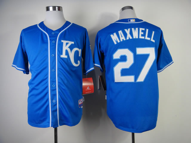 Kansas City Royals #27 Maxwell Alternate 2014 Blue Jerseys,We sell and wholesale Kansas City Royals #27 Maxwell Alternate 2014 Blue Jerseys on line form chian!
