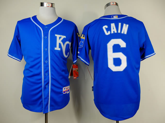 Kansas City Royals #6 Cain 2014 Blue Jerseys,We sell and wholesale Kansas City Royals #6 Cain 2014 Blue Jerseys on line form chian!