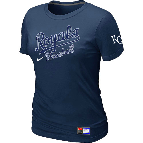 Kansas City Royals D.Blue Nike Women's Short Sleeve Practice T-Shirt,We sell and wholesale Kansas City Royals D.Blue Nike Women's Short Sleeve Practice T-Shirt on line form chian!