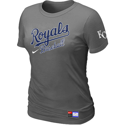 Kansas City Royals D.Grey Nike Women's Short Sleeve Practice T-Shirt,We sell and wholesale Kansas City Royals D.Grey Nike Women's Short Sleeve Practice T-Shirt on line form chian!