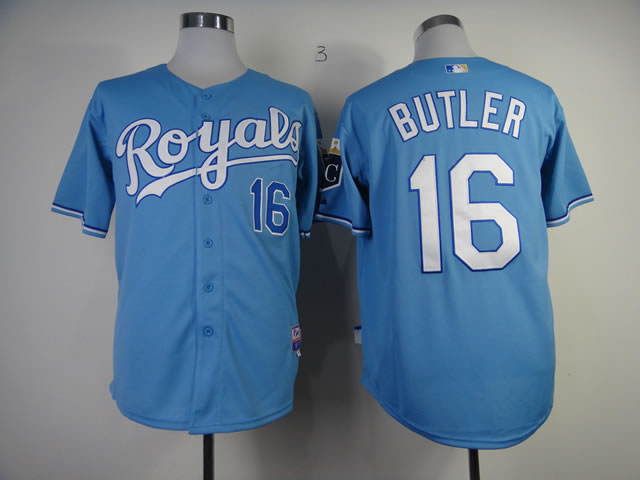 Kansas Royals #16 B.Jackson Light Blue Jerseys,We sell and wholesale Kansas Royals #16 B.Jackson Light Blue Jerseys on line form chian!