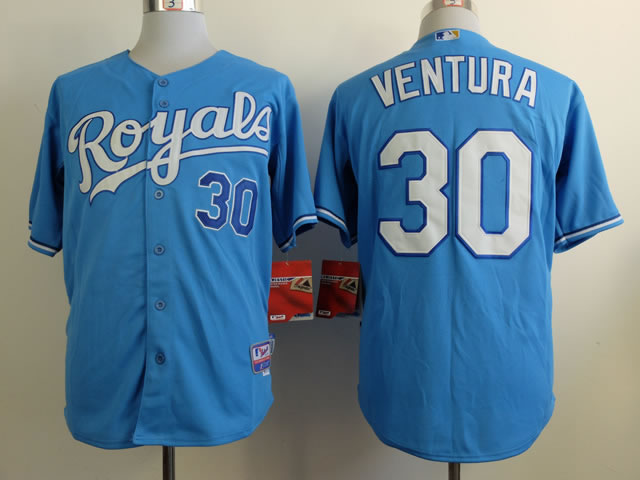 Kansas Royals #30 Ventura Light Blue Jerseys,We sell and wholesale Kansas Royals #30 Ventura Light Blue Jerseys on line form chian!