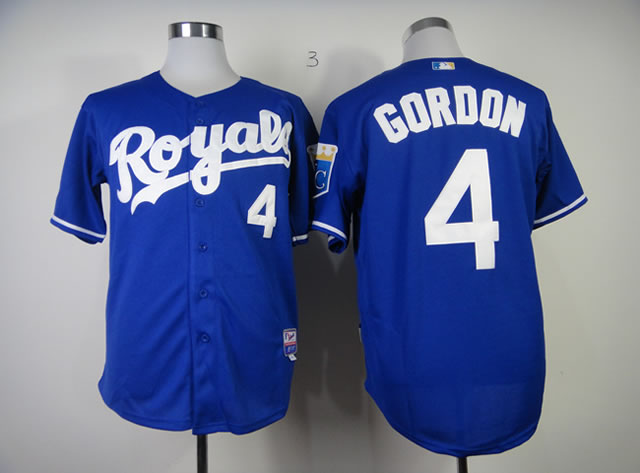 Kansas Royals #4 Gordon Navy Blue Jerseys,We sell and wholesale Kansas Royals #4 Gordon Navy Blue Jerseys on line form chian!