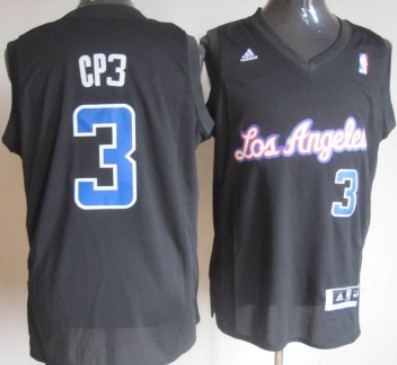 Los Angeles Clippers #3 CP3 Black Fashion Jerseys,We sell and wholesale Los Angeles Clippers #3 CP3 Black Fashion Jerseys on line form chian!