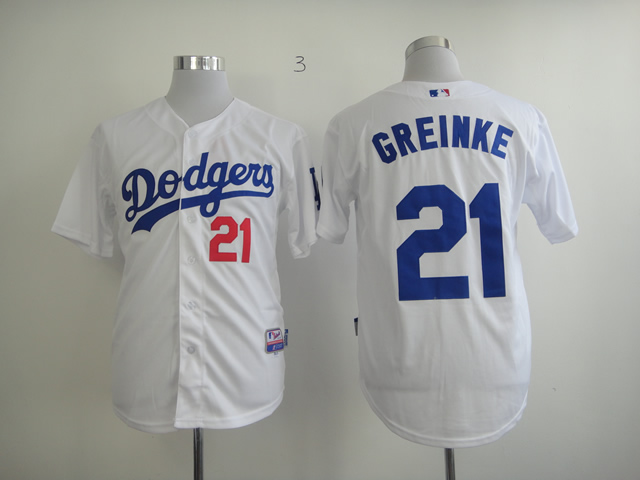 Los Angeles Dodgers #21 Zack Greinke White Jerseys,We sell and wholesale Los Angeles Dodgers #21 Zack Greinke White Jerseys on line form chian!