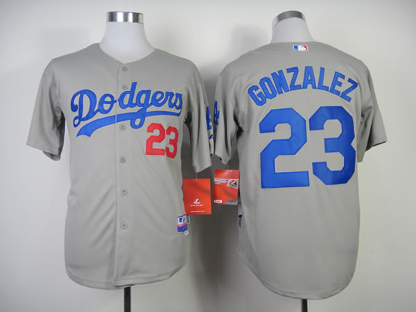 Los Angeles Dodgers #23 Adrian Gonzalez 2014 Grey Jerseys,We sell and wholesale Los Angeles Dodgers #23 Adrian Gonzalez 2014 Grey Jerseys on line form chian!