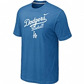 Los Angeles Dodgers 2014 Home Practice T-Shirt - light Blue,baseball caps,new era cap wholesale,wholesale hats