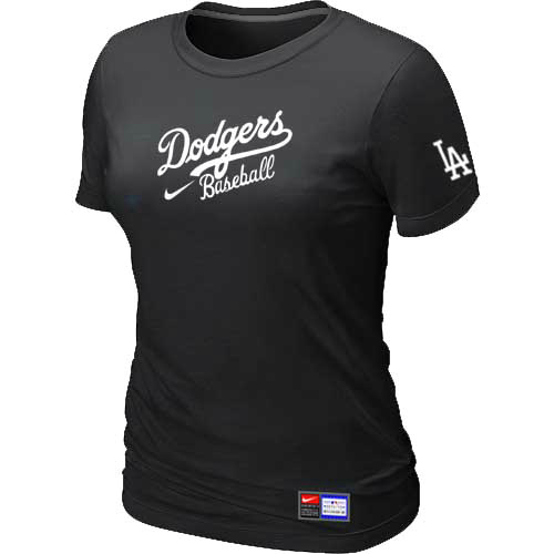 Los Angeles Dodgers Nike Women's Black Short Sleeve Practice T-Shirt,We sell and wholesale Los Angeles Dodgers Nike Women's Black Short Sleeve Practice T-Shirt on line form chian!