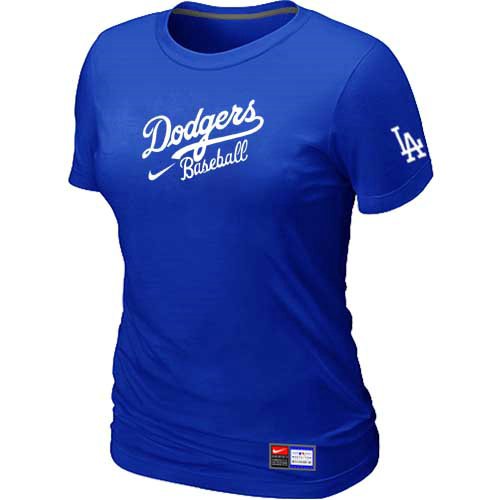 Los Angeles Dodgers Nike Women's Blue Short Sleeve Practice T-Shirt,We sell and wholesale Los Angeles Dodgers Nike Women's Blue Short Sleeve Practice T-Shirt on line form chian!