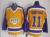Los Angeles Kings #11 Anze Kopitar Yellow Jerseys,baseball caps,new era cap wholesale,wholesale hats