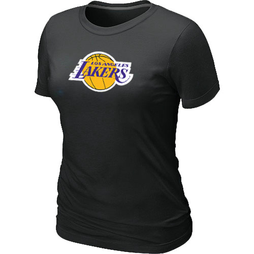 Los Angeles Lakers Big & Tall Primary Logo Black Women's T-Shirt,We sell and wholesale Los Angeles Lakers Big & Tall Primary Logo Black Women's T-Shirt on line form chian!