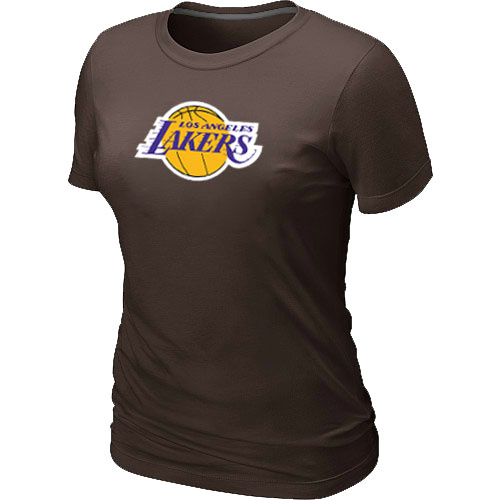 Los Angeles Lakers Big & Tall Primary Logo Brown Women's T-Shirt,We sell and wholesale Los Angeles Lakers Big & Tall Primary Logo Brown Women's T-Shirt on line form chian!