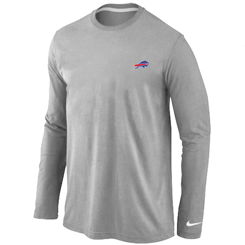 Men Nike Buffalo Bills Sideline Legend Authentic Logo Long Sleeve T-Shirt Gray,We sell and wholesale Men Nike Buffalo Bills Sideline Legend Authentic Logo Long Sleeve T-Shirt Gray on line form chian!