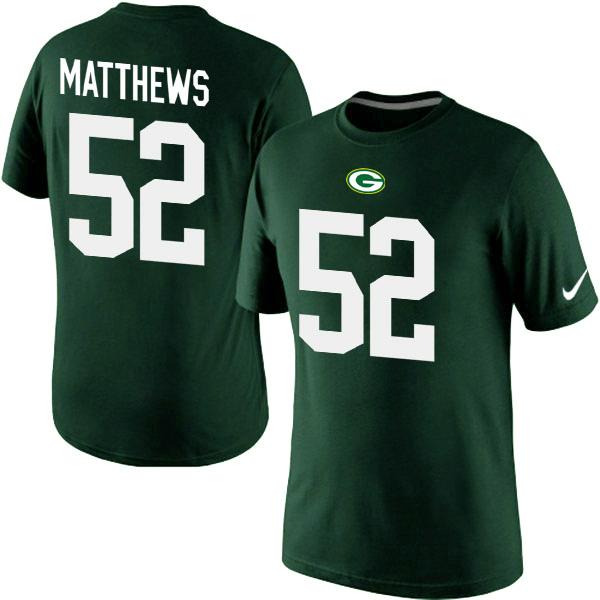 Men Nike Green Bay Packers 52 Clay Matthews Name x26 Number T-Shirt Green,We sell and wholesale Men Nike Green Bay Packers 52 Clay Matthews Name x26 Number T-Shirt Green on line form chian!