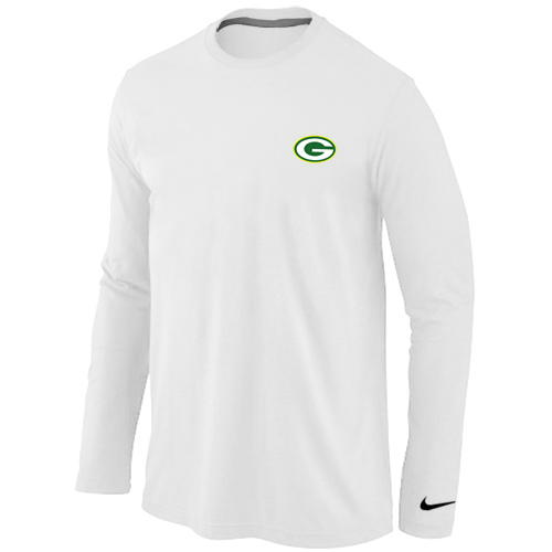 Men Nike Green Bay Packers Sideline Legend Authentic Logo Long Sleeve T-Shirt White,We sell and wholesale Men Nike Green Bay Packers Sideline Legend Authentic Logo Long Sleeve T-Shirt White on line form chian!