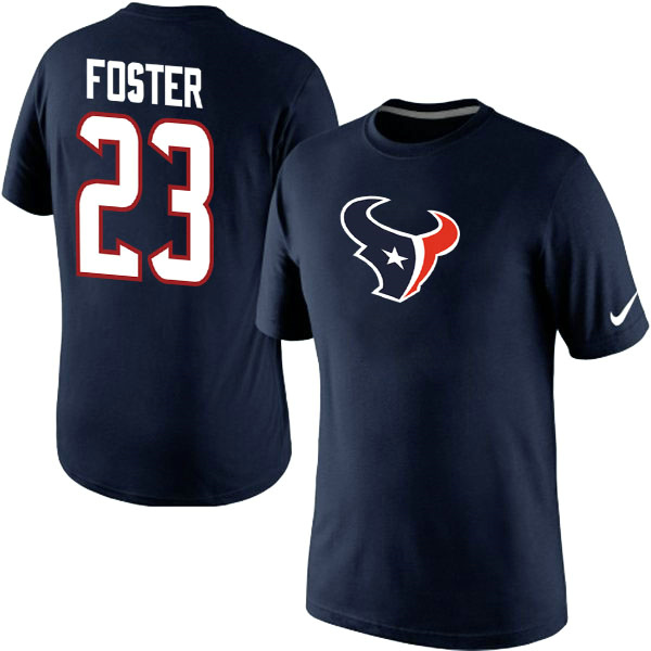 Men Nike Houston Texans 23 Arian Foster Name x26 Number T-Shirt Navy Blue,We sell and wholesale Men Nike Houston Texans 23 Arian Foster Name x26 Number T-Shirt Navy Blue on line form chian!