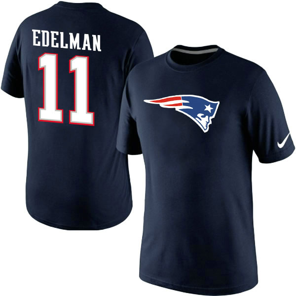 Men Nike New England Patriots 11 Julian Edelman Player Name x26 Number T-Shirt Navy Blue,We sell and wholesale Men Nike New England Patriots 11 Julian Edelman Player Name x26 Number T-Shirt Navy Blue on line form chian!