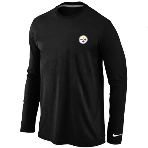 Men Nike Pittsburgh Steelers Sideline Legend Authentic Logo Long Sleeve T-Shirt Black,We sell and wholesale Men Nike Pittsburgh Steelers Sideline Legend Authentic Logo Long Sleeve T-Shirt Black on line form chian!
