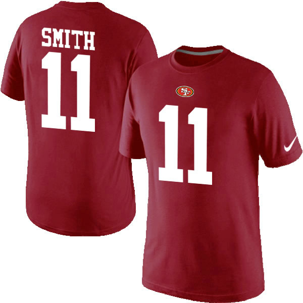Men Nike San Francisco 49ers 11 Smith Pride Name x26 Number T-Shirt Red,We sell and wholesale Men Nike San Francisco 49ers 11 Smith Pride Name x26 Number T-Shirt Red on line form chian!