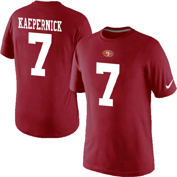 Men Nike San Francisco 49ers 7 Kaepernick Pride Name x26 Number T-Shirt Red,We sell and wholesale Men Nike San Francisco 49ers 7 Kaepernick Pride Name x26 Number T-Shirt Red on line form chian!