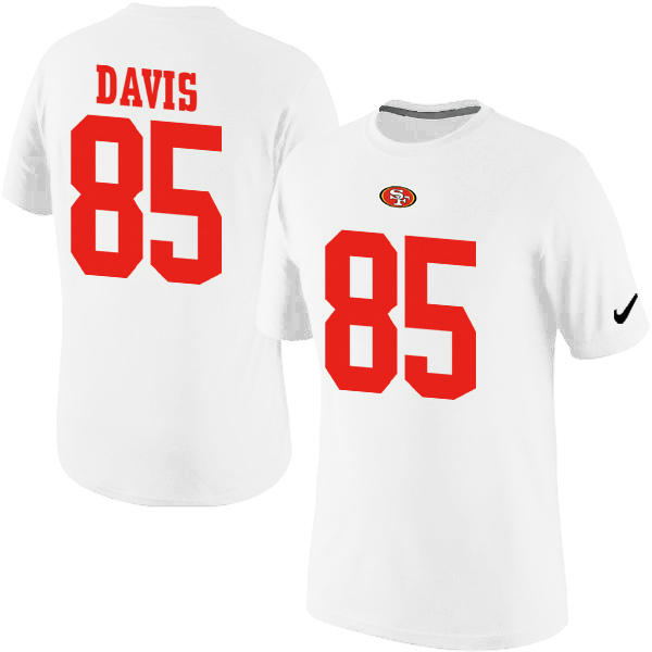 Men Nike San Francisco 49ers 85 Vernon Davis Pride Name x26 Number T-Shirt White,We sell and wholesale Men Nike San Francisco 49ers 85 Vernon Davis Pride Name x26 Number T-Shirt White on line form chian!
