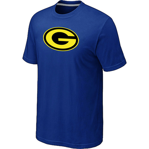 Men's Green Bay Packers Neon Logo Charcoal Blue T-shirt,We sell and wholesale Men's Green Bay Packers Neon Logo Charcoal Blue T-shirt on line form chian!