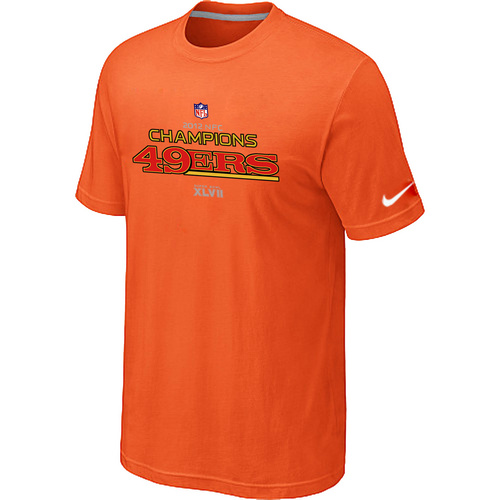 Men's Nike San Francisco 49ers 2012 NFC Conference Champions Trophy Collection Long Orange T-Shirt,We sell and wholesale Men's Nike San Francisco 49ers 2012 NFC Conference Champions Trophy Collection Long Orange T-Shirt on line form chian!