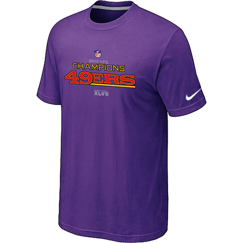 Men's Nike San Francisco 49ers 2012 NFC Conference Champions Trophy Collection Long Purple T-Shirt,We sell and wholesale Men's Nike San Francisco 49ers 2012 NFC Conference Champions Trophy Collection Long Purple T-Shirt on line form chian!